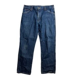 Dickies Straight Leg Jeans Mens‎ Size 36x31 Dark Wash Work Wear